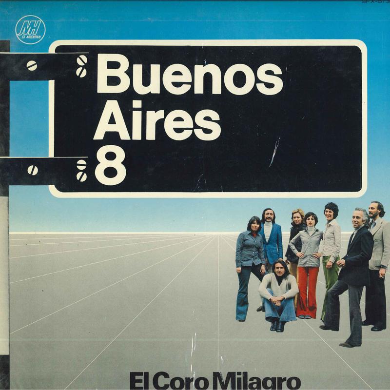 LP Пластинка БУЭНОС-АЙРЕС 8 - Хор Чудо SFX5131 MUSIC HALL 1974 Япония Латинская Б/У